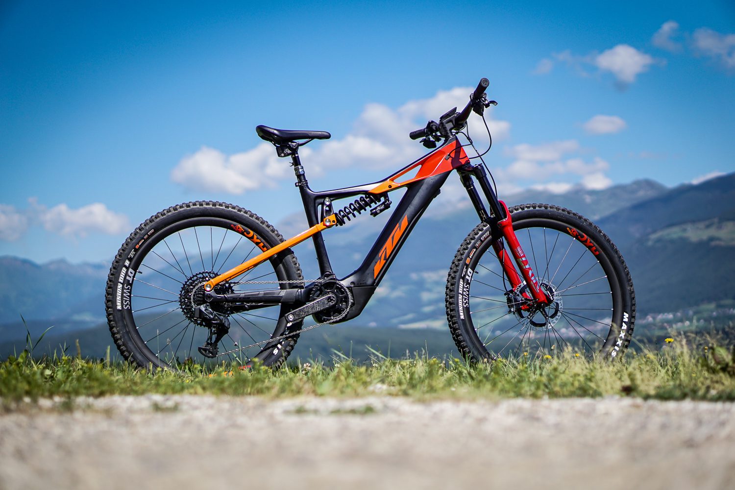 mountain bike ktm arancione amante casella torino